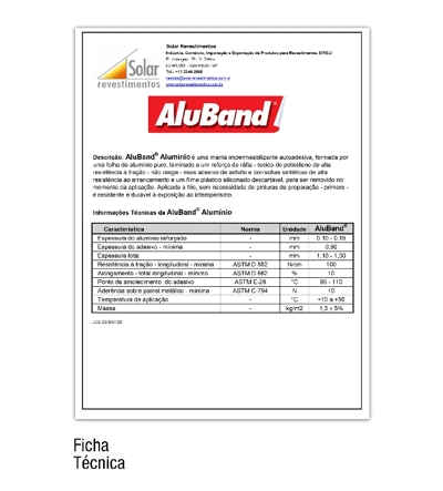 Folheto AluBand