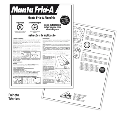 Folheto Manta Fria A-Alumínio – lajes e telhados 