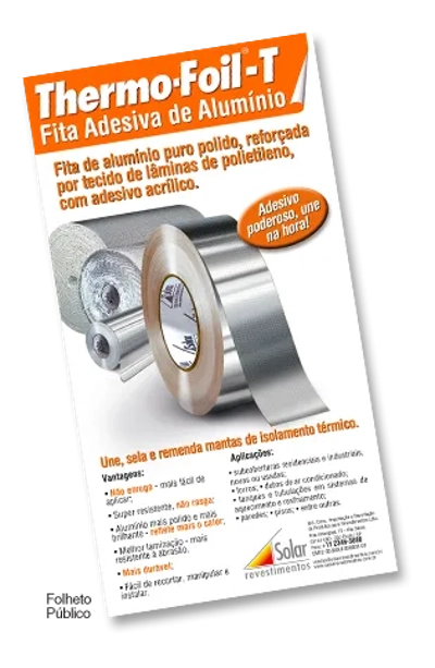 Folheto Thermo Foil T Fita Adesiva